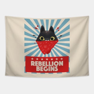 Rebellion begins... Cat rebel rebel  version Tapestry