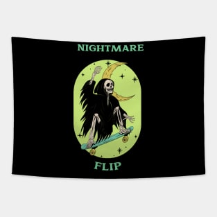 Nightmare Flip Skateboard Tapestry