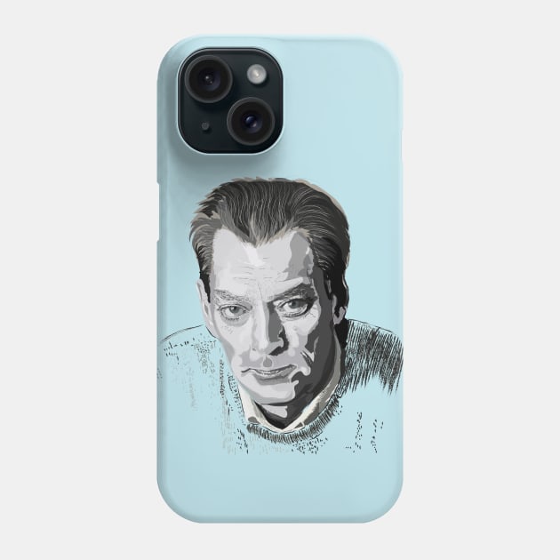 Portrait of Paul Auster Phone Case by Slownessi