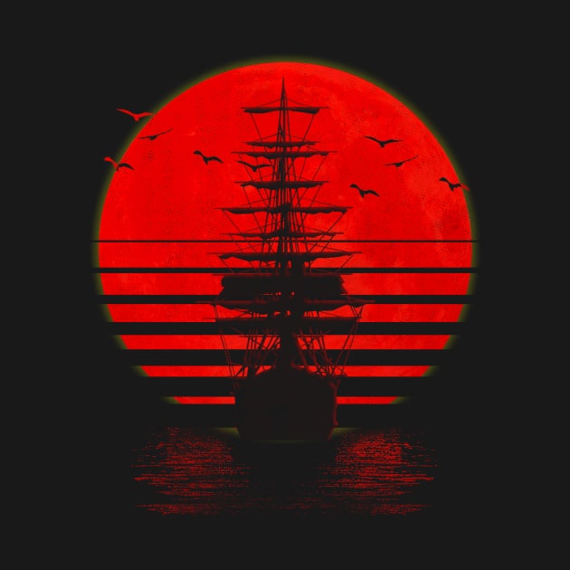 sailing Ship by uglyvector