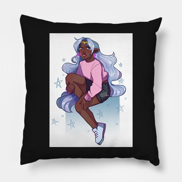 modern Allura Pillow by drizzledrawings