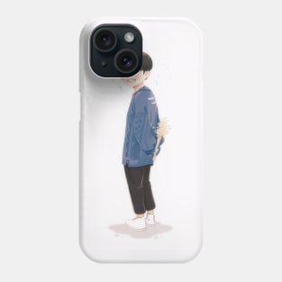 Blue Sweater Boy Phone Case