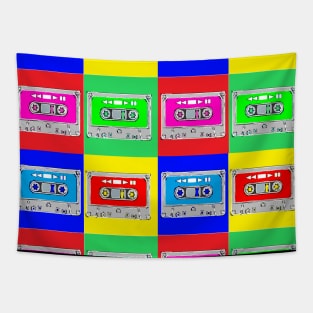 cassettes tapes pop art Tapestry