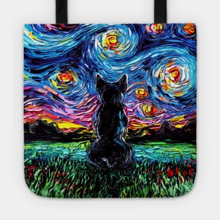 French Bulldog Starry Night Tote