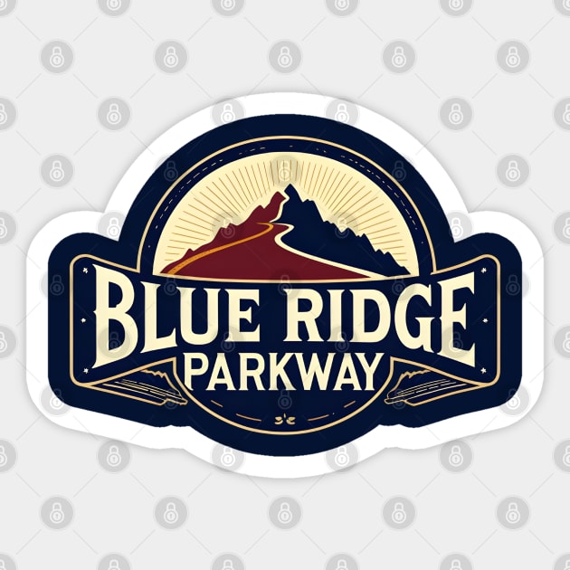 Blue Ridge Parkway - Blue Ridge Parkway - Sticker | TeePublic