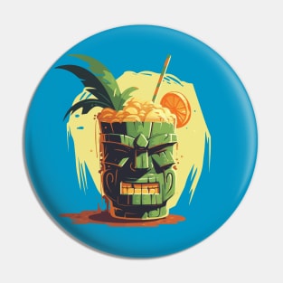 Tiki Drink Pin