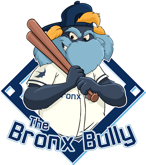 The Bronx Bully  Rays Baseball Mascot Kids T-Shirt by GAMAS Threads