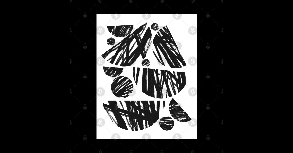 Abstract Black and White Geometric Pattern - Abstract Black And White ...