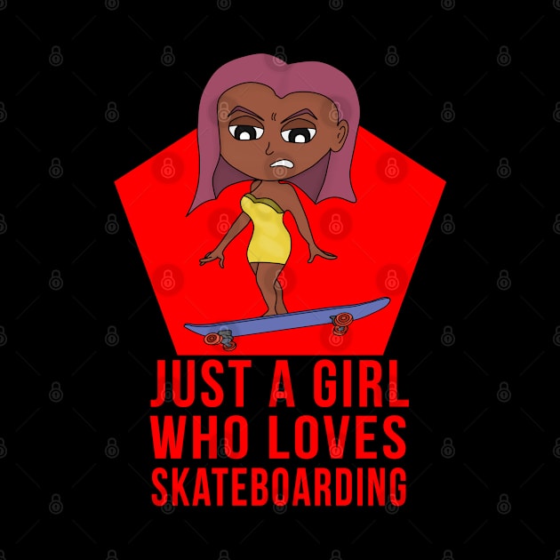 Just a Girl Who Loves Skateboarding by DiegoCarvalho