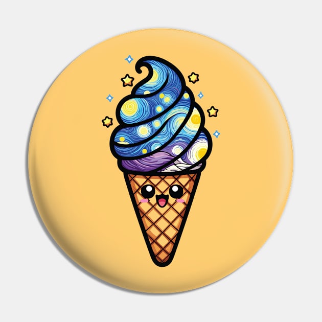 Scoop of Starry Delight Pin by SweetLog