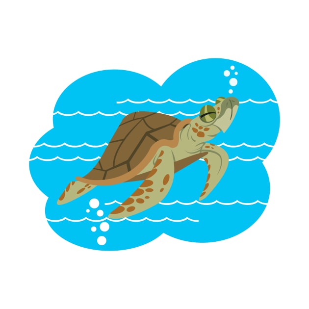 Sea Turtle by Tshirts4t4