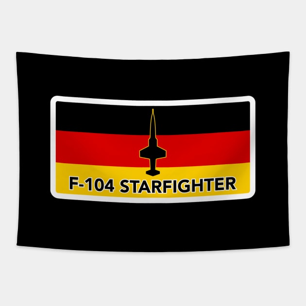 German F-104 Starfighter Patch Tapestry by TCP