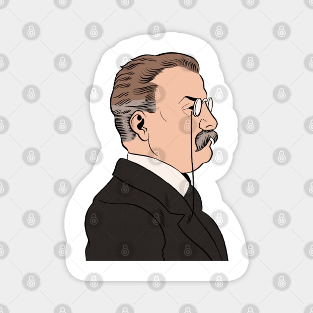 Theodore Roosevelt Magnet by TwoSeventy (270)