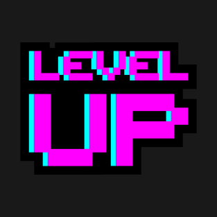 Level Up - Purple Big T-Shirt