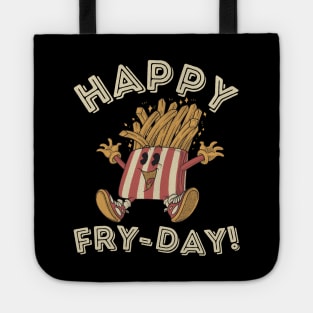 Happy Fry-Day Embrace the Retro French Fries Vibes Tote