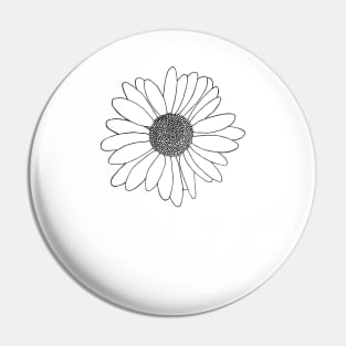 Daisy Boarder Pin