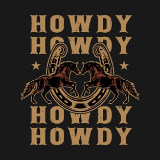 Howdy Rodeo Western Country Southern Vintage T-Shirt