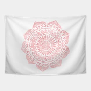 Blush Lace Mandala Tapestry