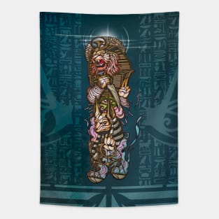 Anubis The  God of Ancient Egypt Tapestry