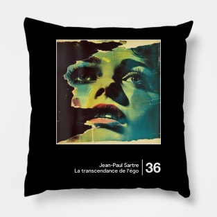 La transcendance de l'égo - Minimal Style Graphic Artwork Pillow