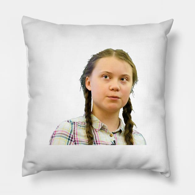 woody harrelson greta Pillow by oswaldomullins