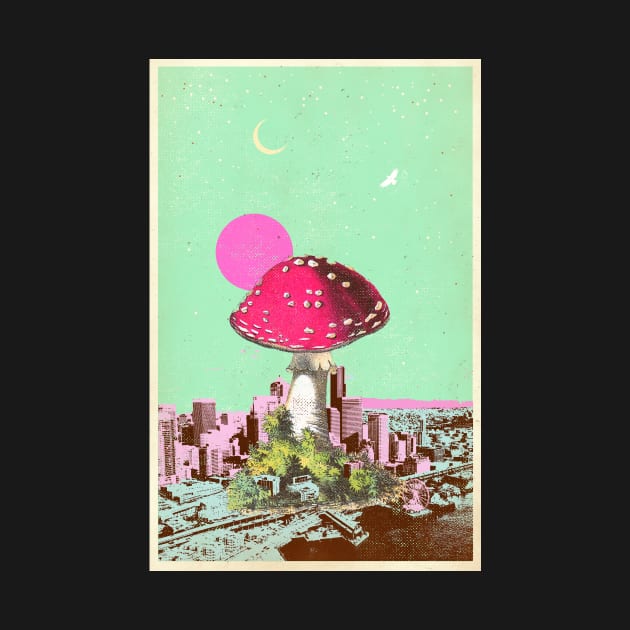 MUSHROOM CITY IV by Showdeer