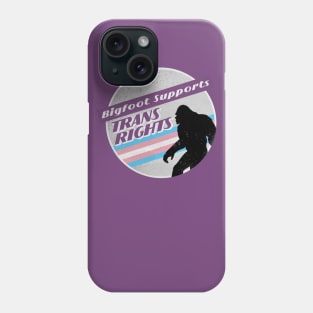 Trans Pride Bigfoot Phone Case