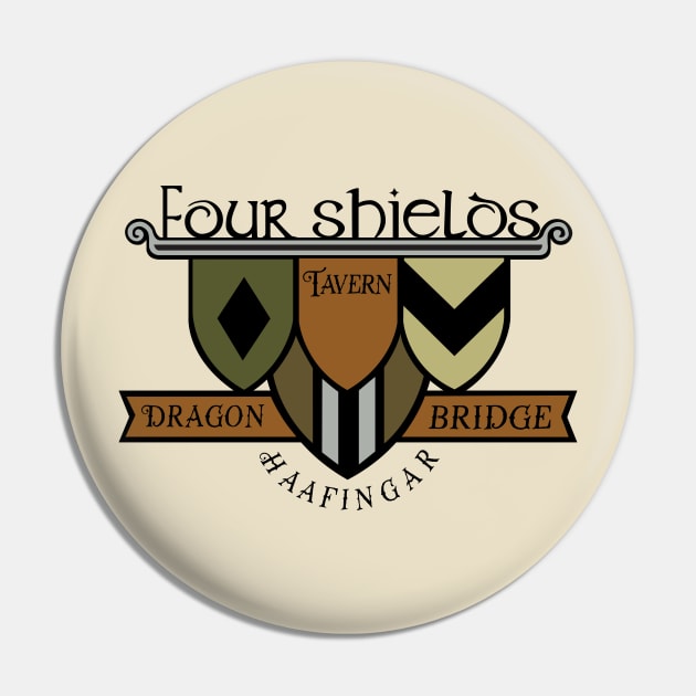 Four Shields Tavern Pin by MindsparkCreative