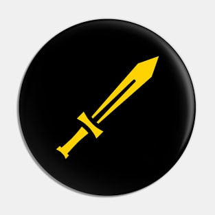 Sword Yellow Pin