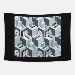 Radiology isometric illustration Tapestry