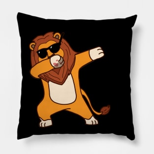 Dabbing Lion Pillow