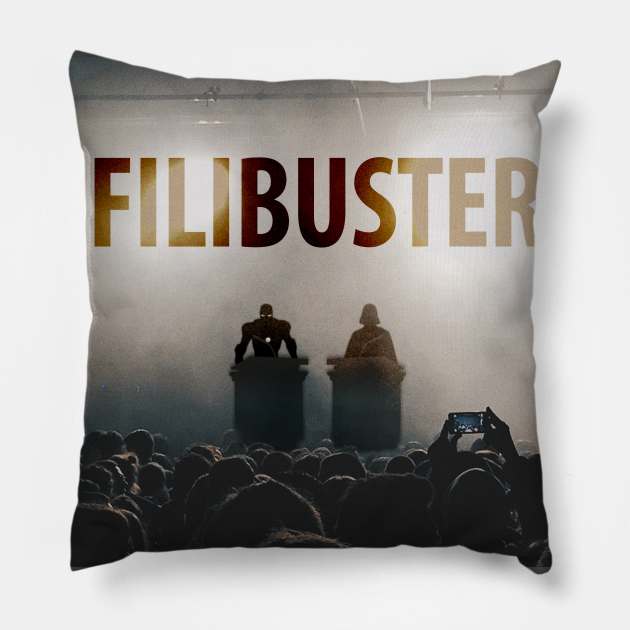 Filibuster Pillow by TheNerdParty