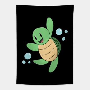 Friendly Sea Turtle Says Hi Tapestry