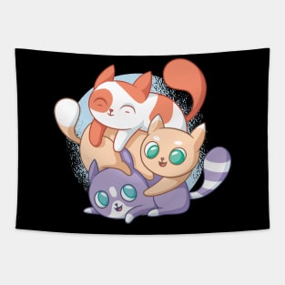 The Cute Kitten Tapestry