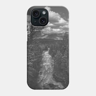 Jasper National Park River Flowing Towards the Mountains V4 Phone Case