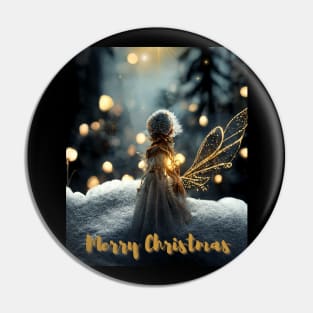 Christmas Fairy - Angelic Hero in Winter Time Pin