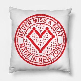 New York City's Heart (RED) Pillow