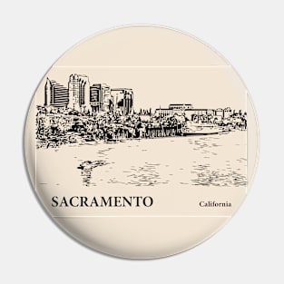Sacramento - California Pin