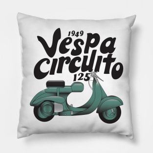 1949 Vespa Circuito 125 Pillow