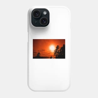 Sunset Long Beach Tofino Vancouver Island Canada Phone Case