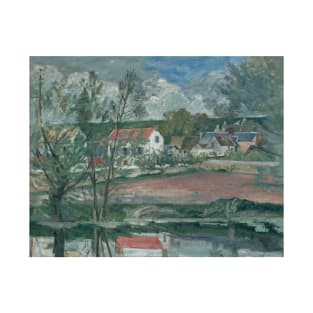 Landscape of the Banks of the Oise by Paul Cezanne T-Shirt