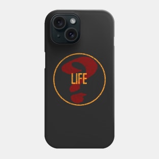 Life Question 4 - Question Mark Motif Logo Style Design Phone Case