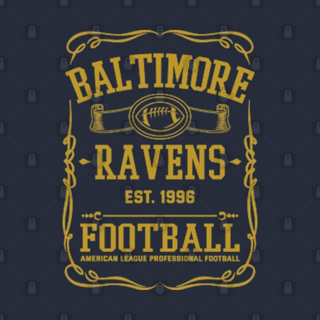 Vintage Ravens American Football by carlesclan