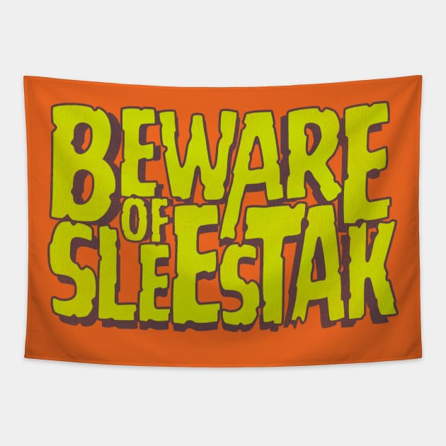 Beware of Sleestak Tapestry by darklordpug