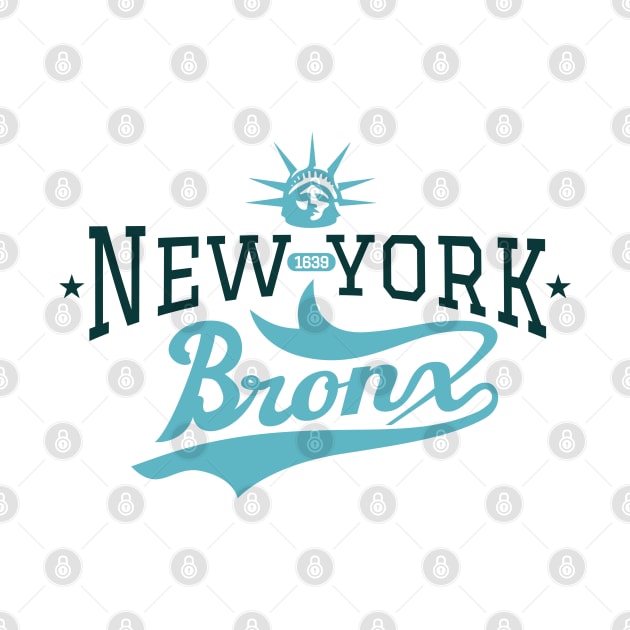 New York Bronx - New York Bronx Schriftzug - Bronx Logo by Boogosh