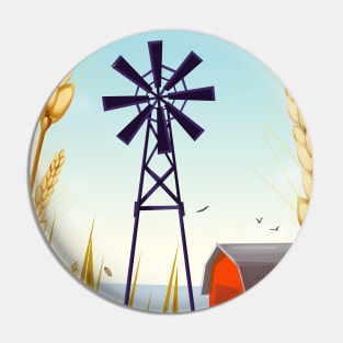 Farmyard Windmill Pin
