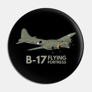 B-17 Flying Fortress WW2 Heavy Bomber Pin