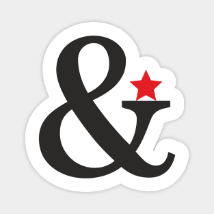 ampersand star happiness gift happy Magnet