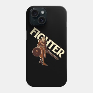 Retro DND Human Fighter Phone Case