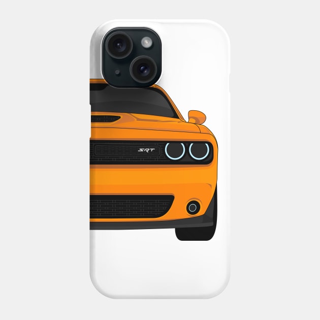 CHALLENGER ORANGE Phone Case by VENZ0LIC